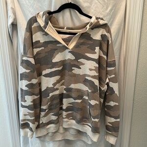 Aerie camo sweatshirt